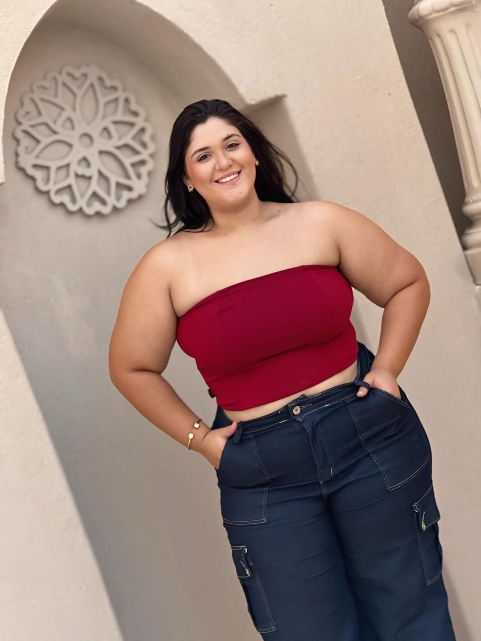 REF 415 Cropped top faixa 